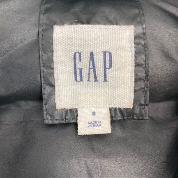 Gap Black Puffer Jacket Small - Picture 3 of 7